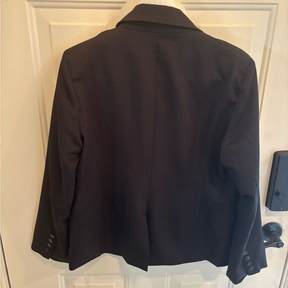 Elan Women's Long-Sleeve Peak-Lapel Blazer Sweater - Picture 6 of 7